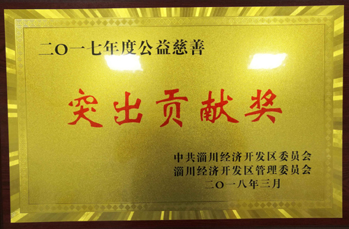 2017年度公益慈（cí）善突出貢獻獎