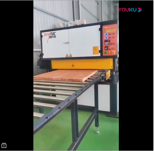 雙麵（miàn）砂光機視頻-青島（dǎo）嘉銳（ruì）雙麵真（zhēn）金（jīn）板砂光機可定製